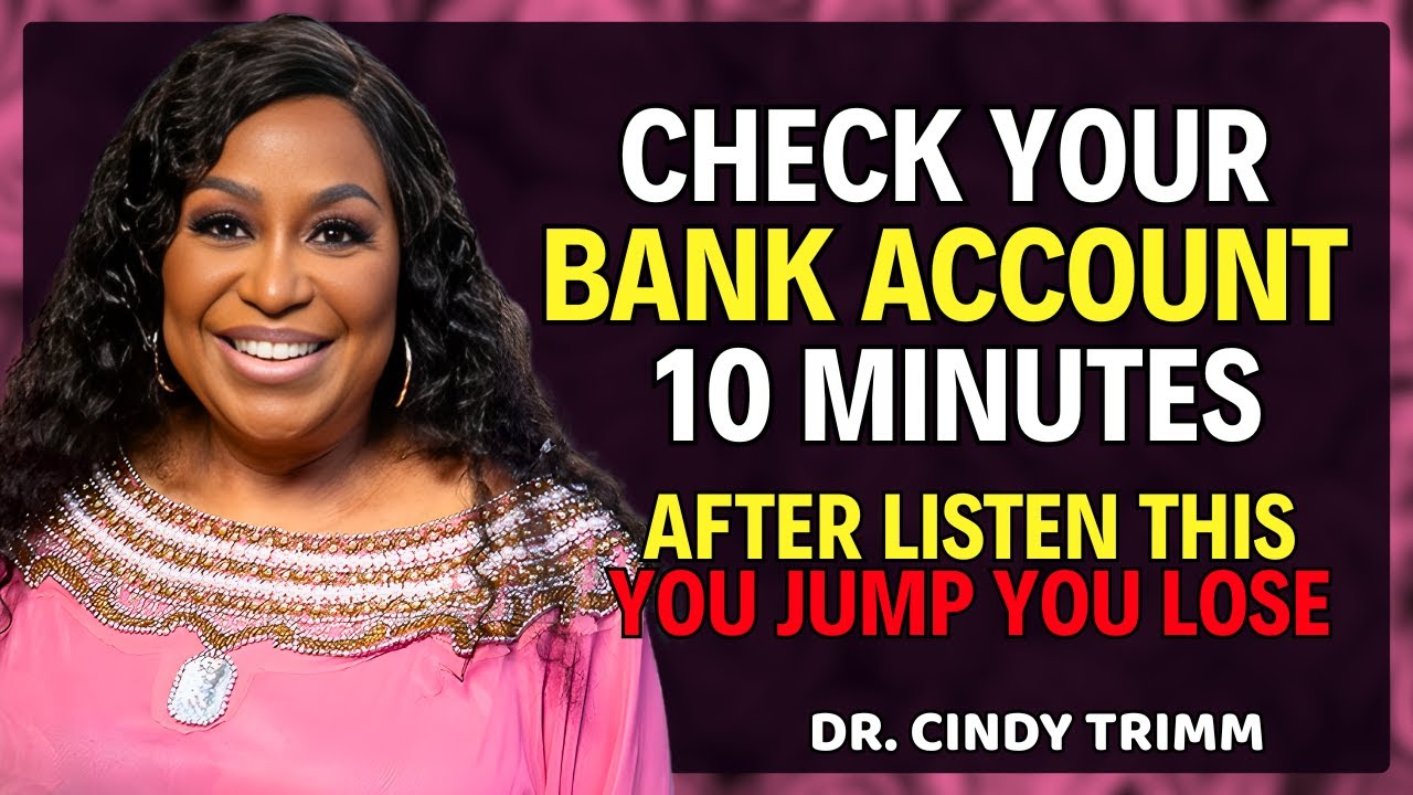 You Will Attract A Financial Miracle Just By Hearing This Prayer || DR.CINDY TRIMM
