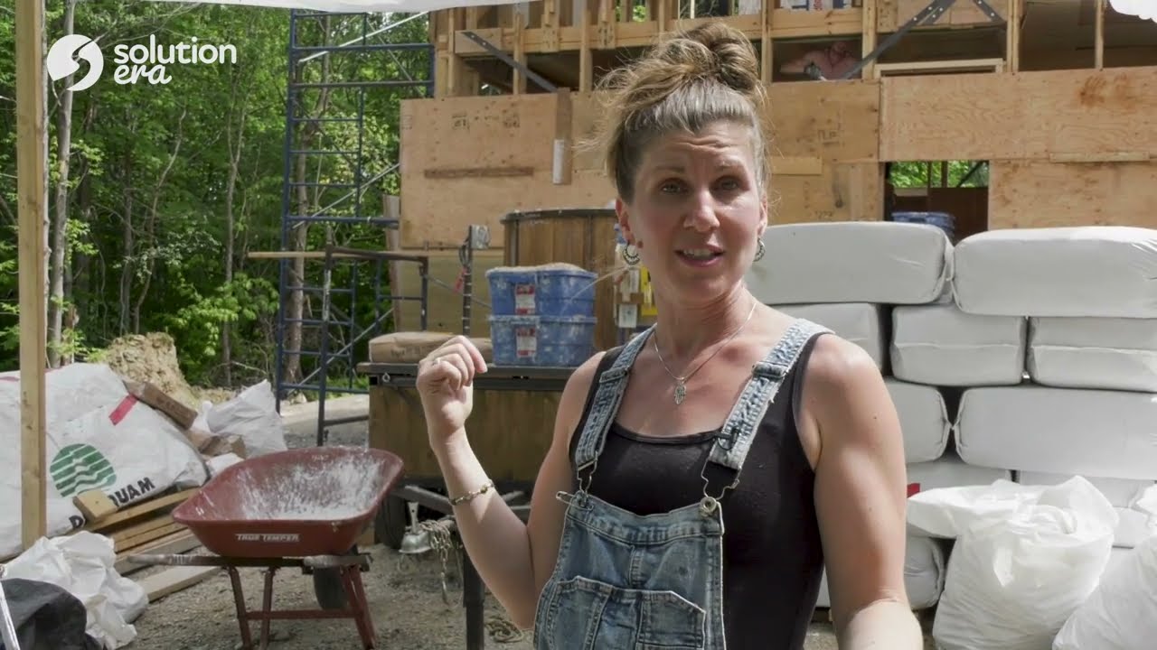 Préparer le mélange chaux/chanvre pour bâtir votre maison écologique!