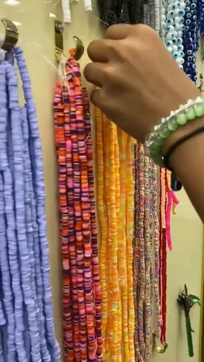 Bead Shopping 🛍️ #jewelry #bracelet #beads #colorfulbeads #glassbeads #handmade #aesthetic #love