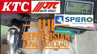 Kunci Presisi Sampai Kepala Baut Mur Slek Torsi Ring Pas Ktc Ms2, Spero,Jtc 3226 Long Offset