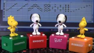 Popn Step スヌーピーの仲間　Midiでタップ