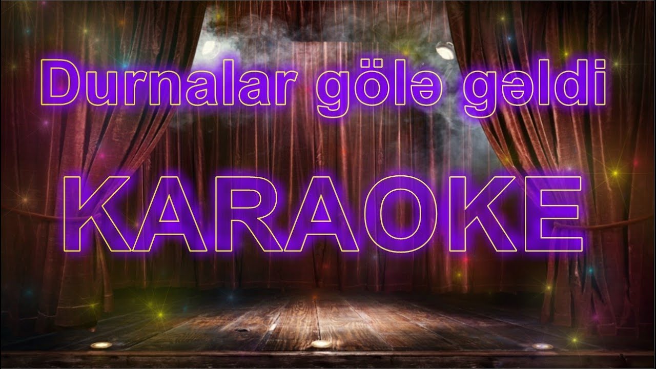 Durnalar gölə gəldi. Karaoke (4K)