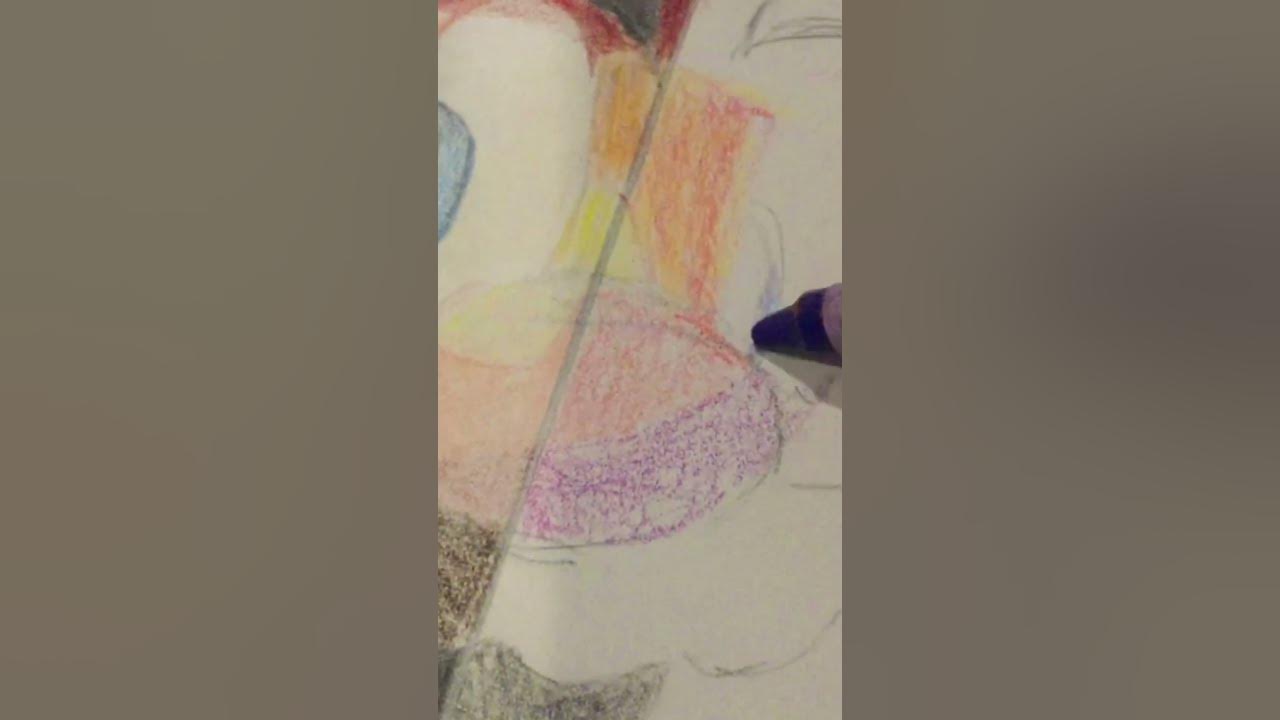 Colored pencils vs crayons part 2 coloredpencils YouTube