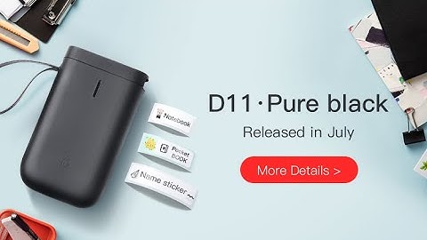NIIMBOT D11 smart label printer for household