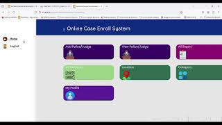 Online Case Enroll System Web Application