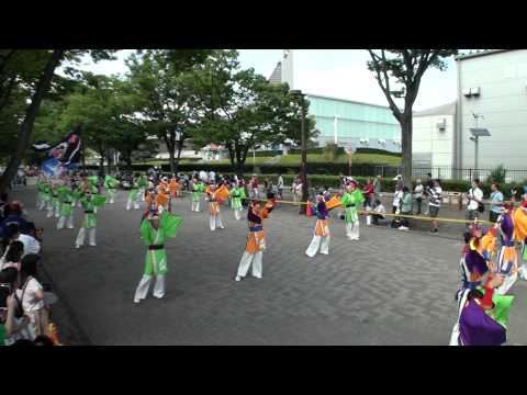 乱気流　原宿表参道元氣祭　スーパーよさこい2012　1日目　NHK前ストリート　2012年8月25日