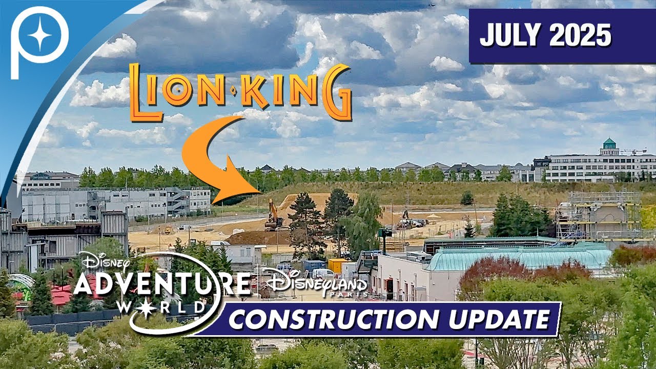 🚧 Construction update Walt Disney Studios transformation to Disney Adventure World Disneyland Paris