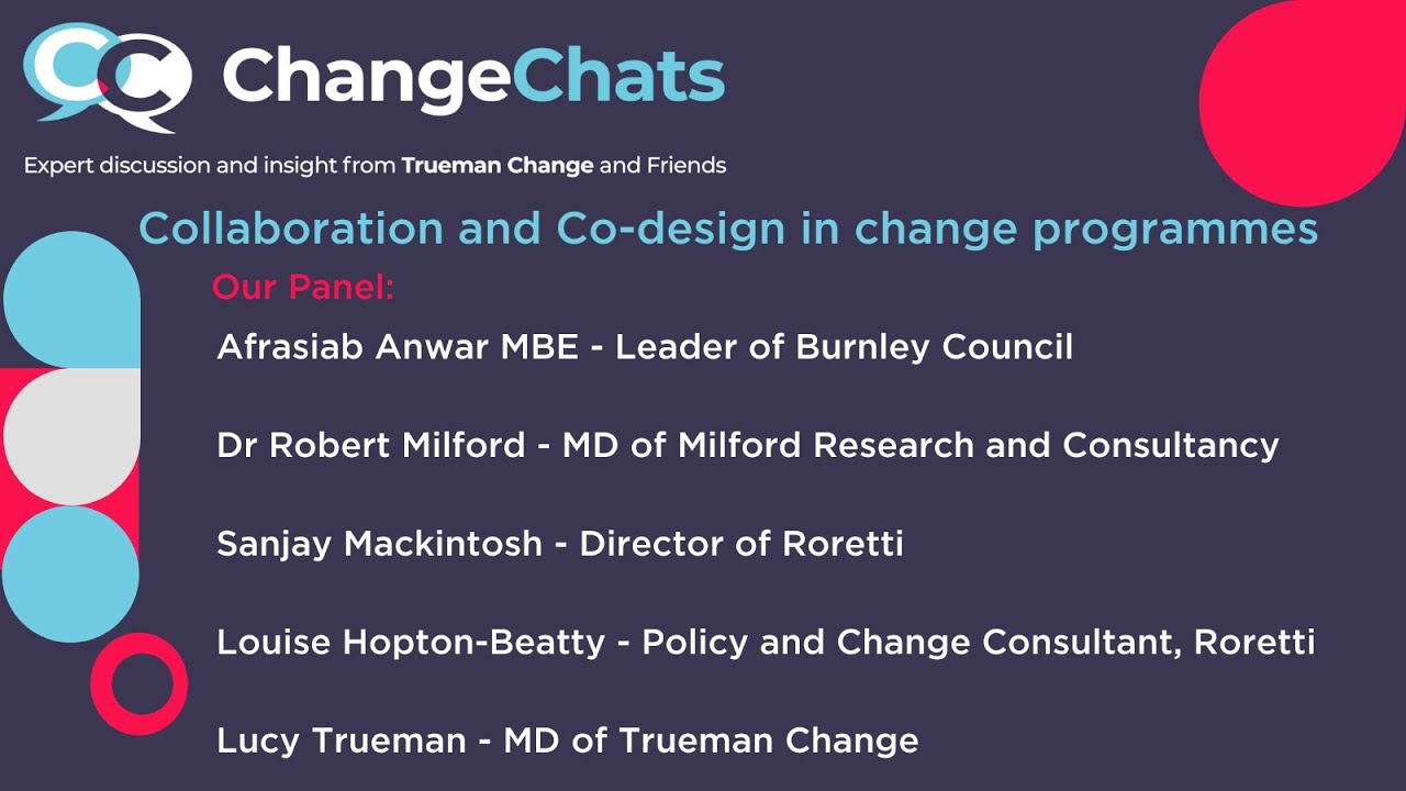 Change Chats: Collaboration and co-design in change programmes