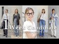 【1週間密着】#109 デニムブランドで働くママプレスの1週間出勤コーデ♡ リアルな仕事姿も大公開！【出社服】