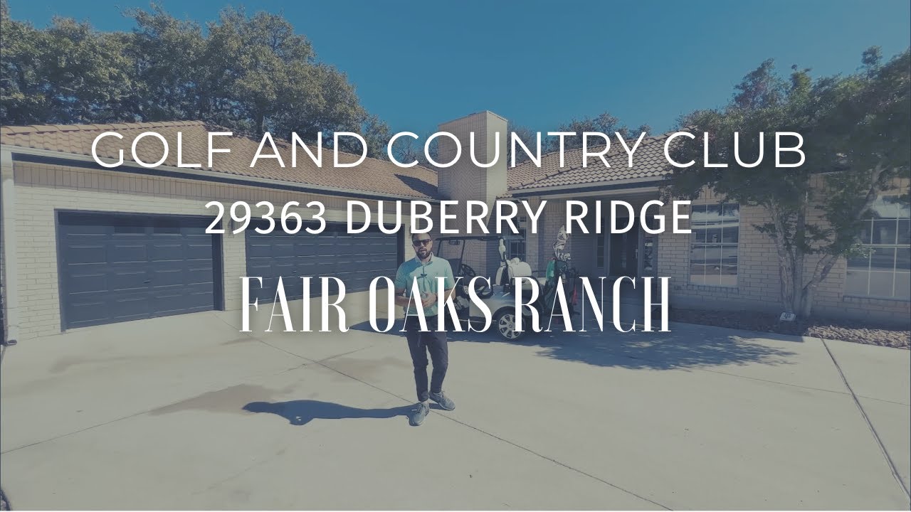 Fair Oaks Ranch Golf and Country Club 29363 Duberry Ridge For Sale