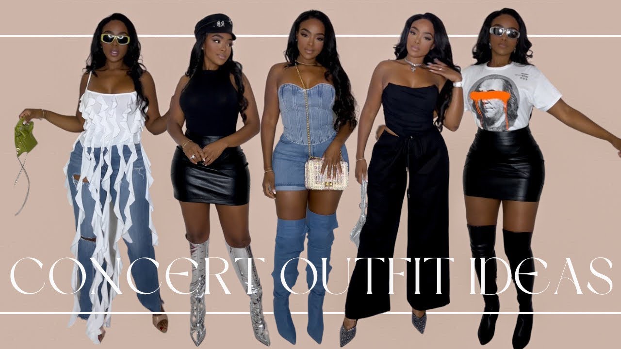 Concert Outfit Ideas ft. Pretty little thing, Amazon, Ego official and  more…. - YouTube