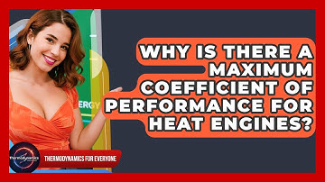 Why Is There A Maximum Coefficient Of Performance For Heat Engines? - Thermodynamics For Everyone