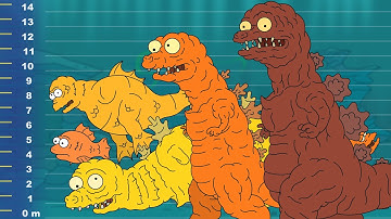 Evolution of Shin Godzilla: Simpsons style
