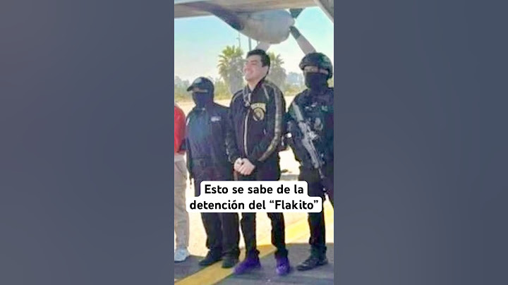 Esto se sabe de la detención del “Flakito”