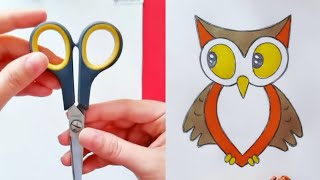 How to draw an owl