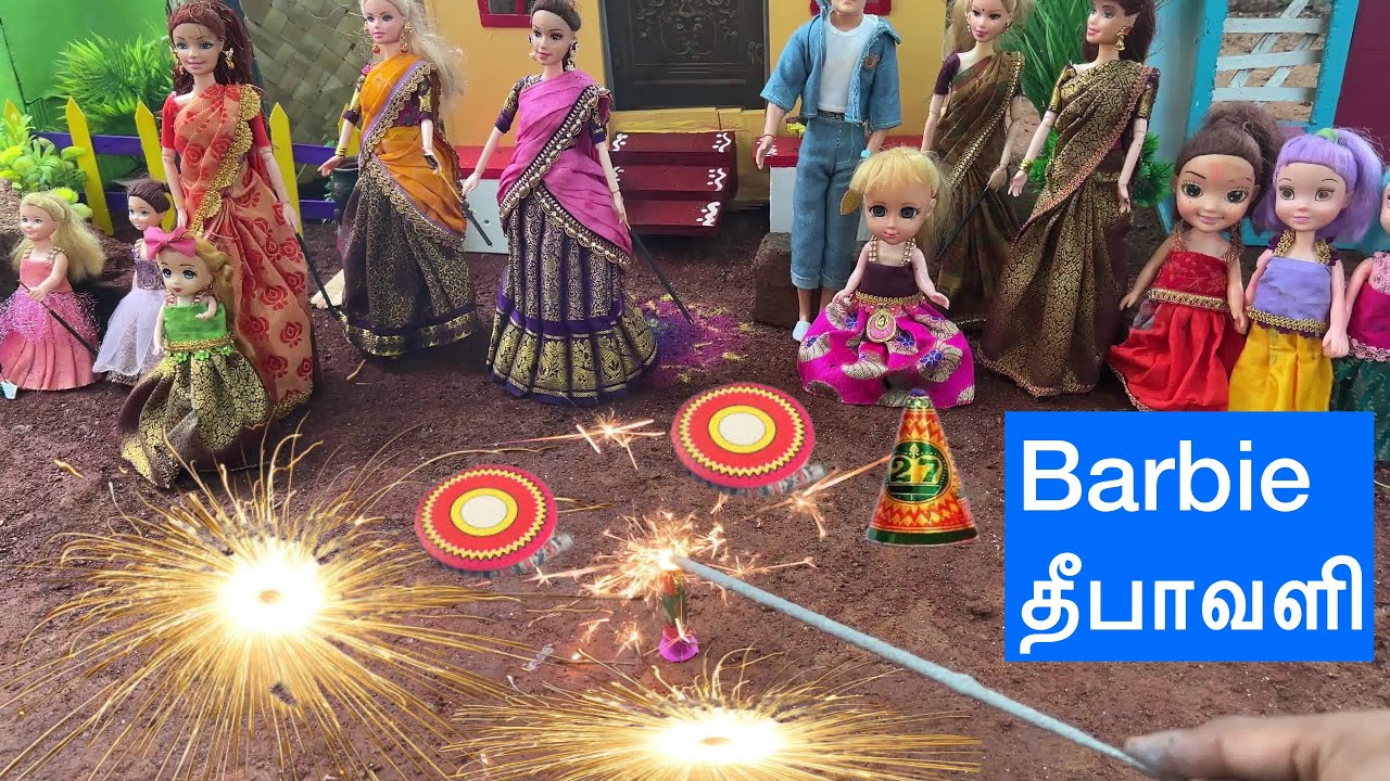 Barbie Doll Diwali Celebration in Tamil | பார்பி தீபாவளி கொண்டாட்டம் 🤩💥 | Barbie Tamil Channel