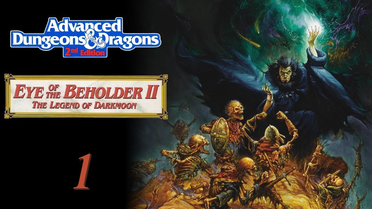 Let's Play "Eye of the Beholder II" Part 01 - A Peaceful Temple