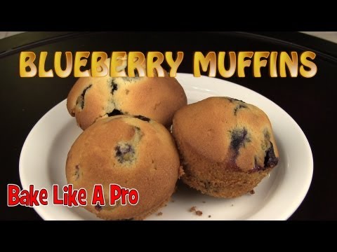 Super Easy Delicious Blueberry Muffins Recipe !