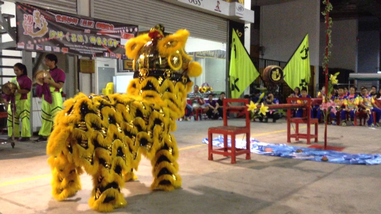 Sar Ping Lion Dance Performance 2016 part 1