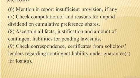 PPA-S46 - Verification and valuation of Contingent Liability