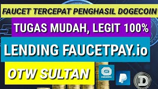 MANTAP BOSKU FAUCET PENGHASIL DOGECOIN TERLEGIT 2021 || FREE NO DEPOSIT screenshot 4