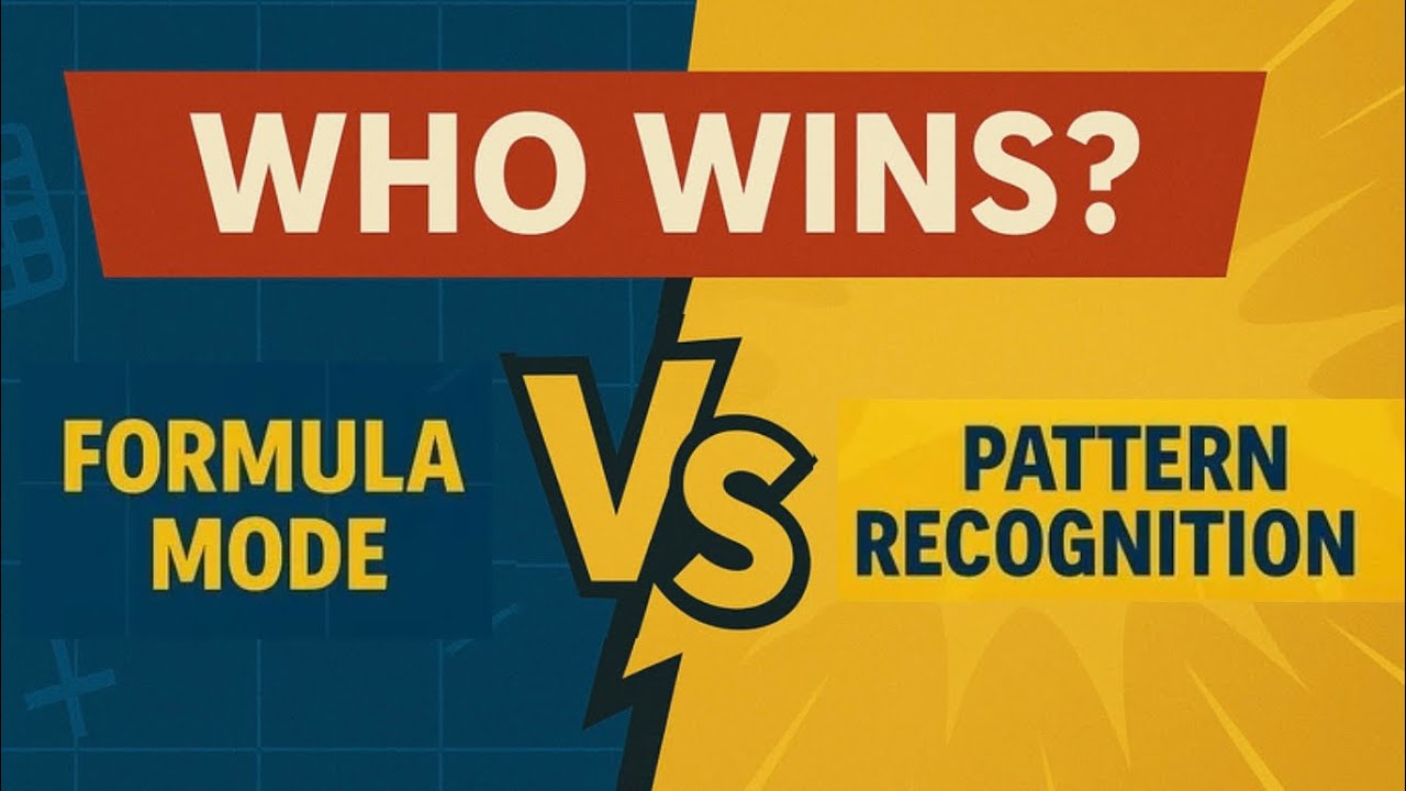 Who wins? Formula mode vs pattern recognition| Math battle Ep-1| 