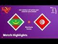 Mauritania v Tunisia | FIFA World Cup Qatar 2022 Qualifier | Match Highlights
