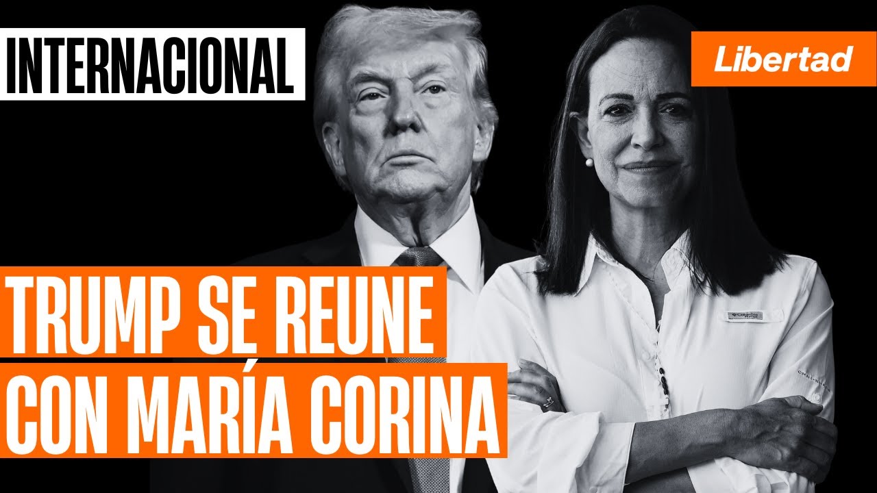 Trump comerá hoy en privado con Mará Corina Machado