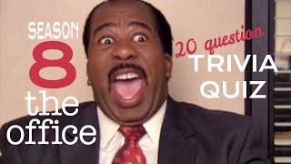 Season 8 of | THE OFFICE | trivia quiz - 20 Questions about Dunder Mifflin {ROAD TRIpVIA- ep:258]