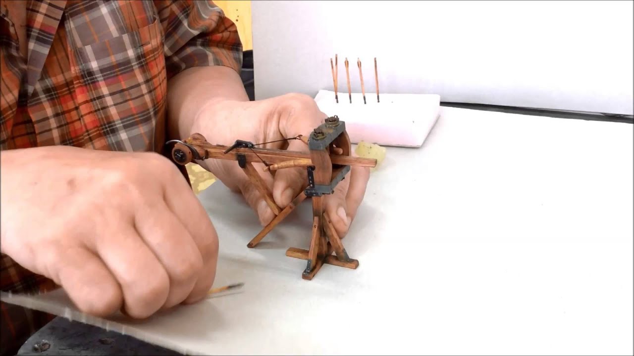 Действующая модель Римской катапульты скорпион