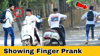 Showing Finger Prank | Part 3 | Prakash Peswani Prank |