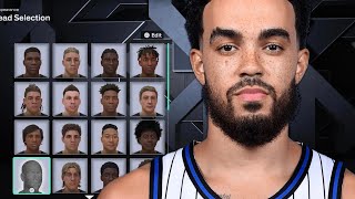Tyus Jones Face Creation NBA 2K26