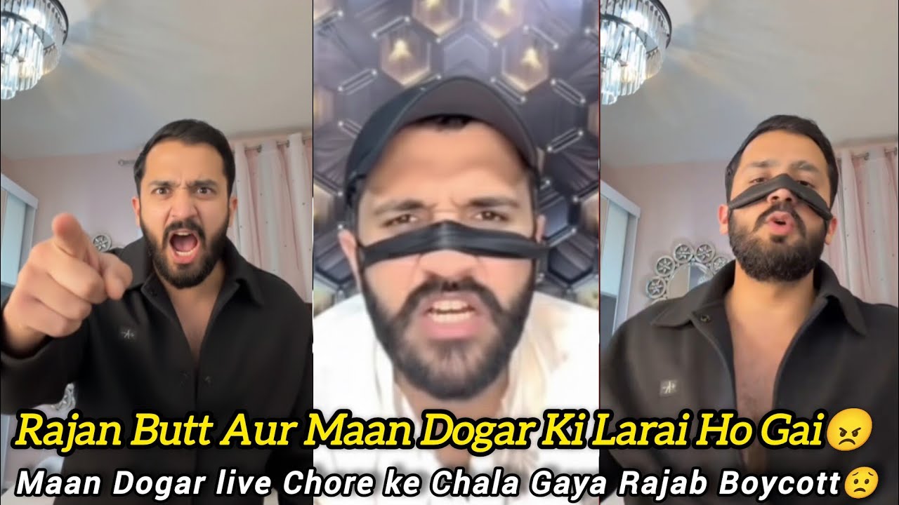  RAJAB BUTT vs MAAN DOGAR LIVE FIGHT! 😡 Maan Dogar Match Cut Kar Ke Kyun Gaya?