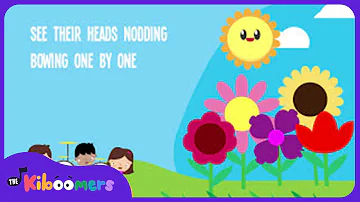 5 Little Flowers Lyric Video - The Kiboomers Preschool Songs & Nursery Rhymes