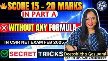 A Must-Watch Session for part A |Secure extra 10- 15 marks in CSIR NET 2024 #csirnet #sureshotseries