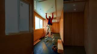 Transformed a Rusty Shipping Container Into a Luxury Dream Home #shorts #diy #timelapse #container