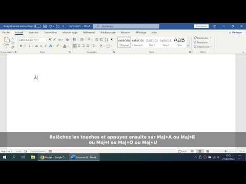 Accentuer les majuscules pour les lettres Â, Ê, Î, Ô et Û avec des raccourcis | Word