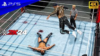 WWE 2K24 - Jey Uso vs. Gunther | King of the ring Semi Final | PS5™ [4K60]