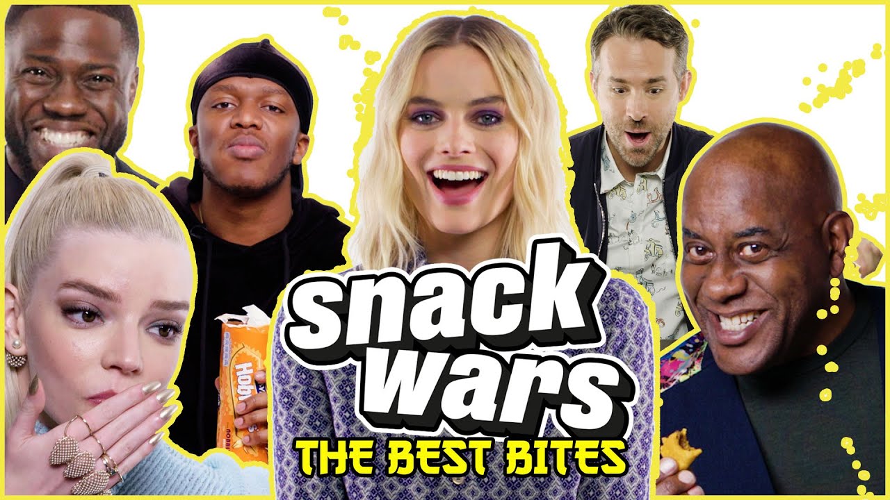 Funniest Snack Wars Moments Ft. Ryan Reynolds, Margot Robbie & KSI | Snack Wars | @LADbible TV