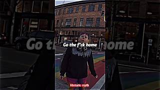 Transgender Activist Has A Meltdown After She Get's Confronted In Public. 👩‍🎤🏳️‍🌈🥵  #Shorts