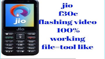 JIO F30C flashing video..(100%testing file)