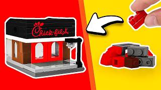 EASY LEGO Chick-fil-A How To Build Tutorial Instructions @rbrickslego