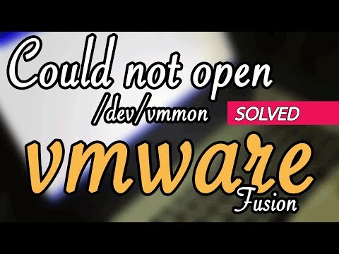 [SOLVED] VMware could not open /dev/vmmon broken pipe