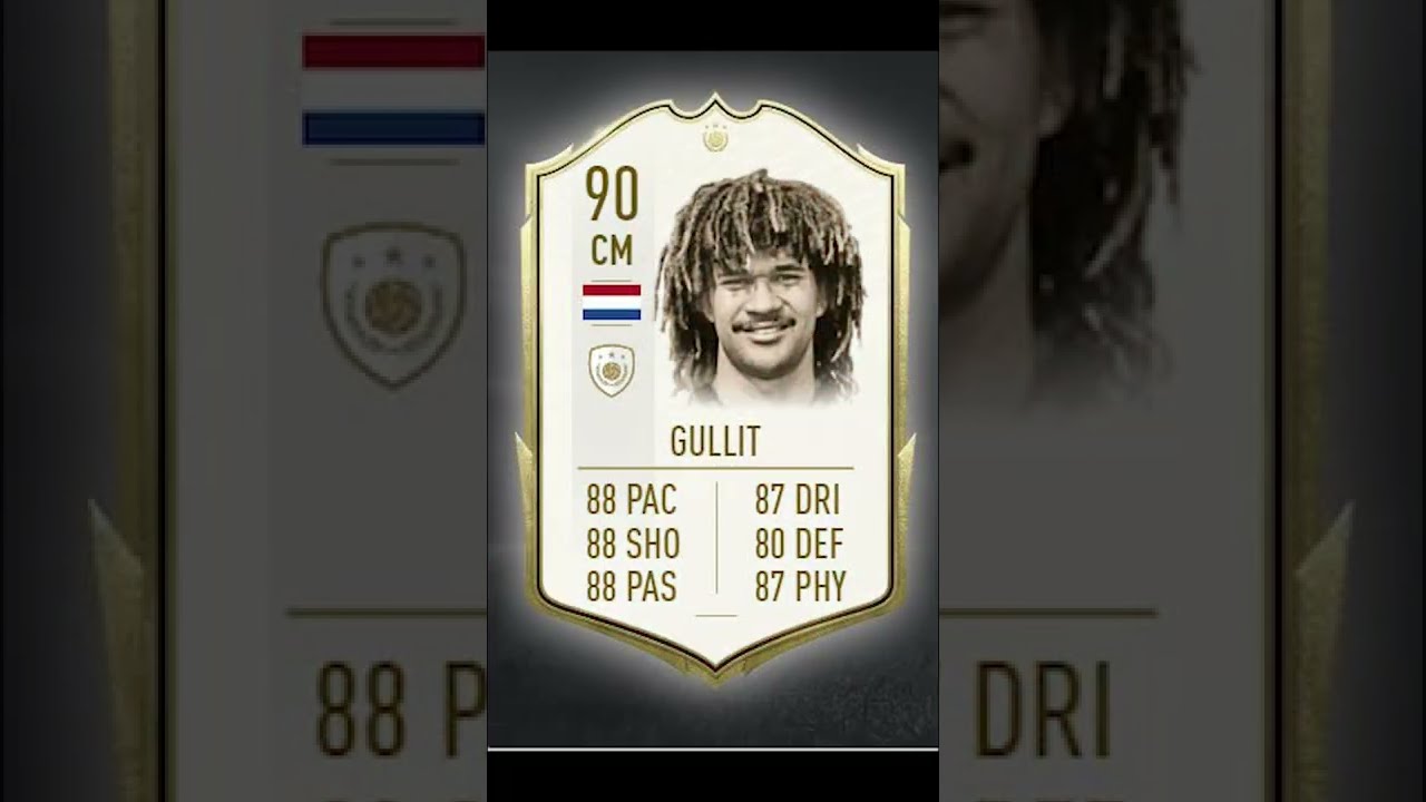 One of the best FIFA icons - Ruud Gullit