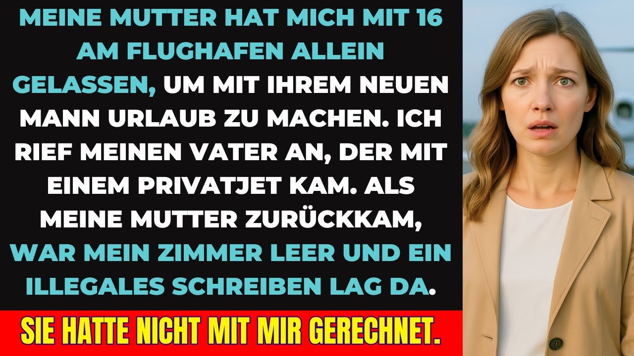 Mit 16 am Flughafen verlassen – Warum meine Mutter mich für ihren neuen Mann aufgab