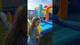 JOYLDIAS Inflatable Water Slide,Water Park Bounce House