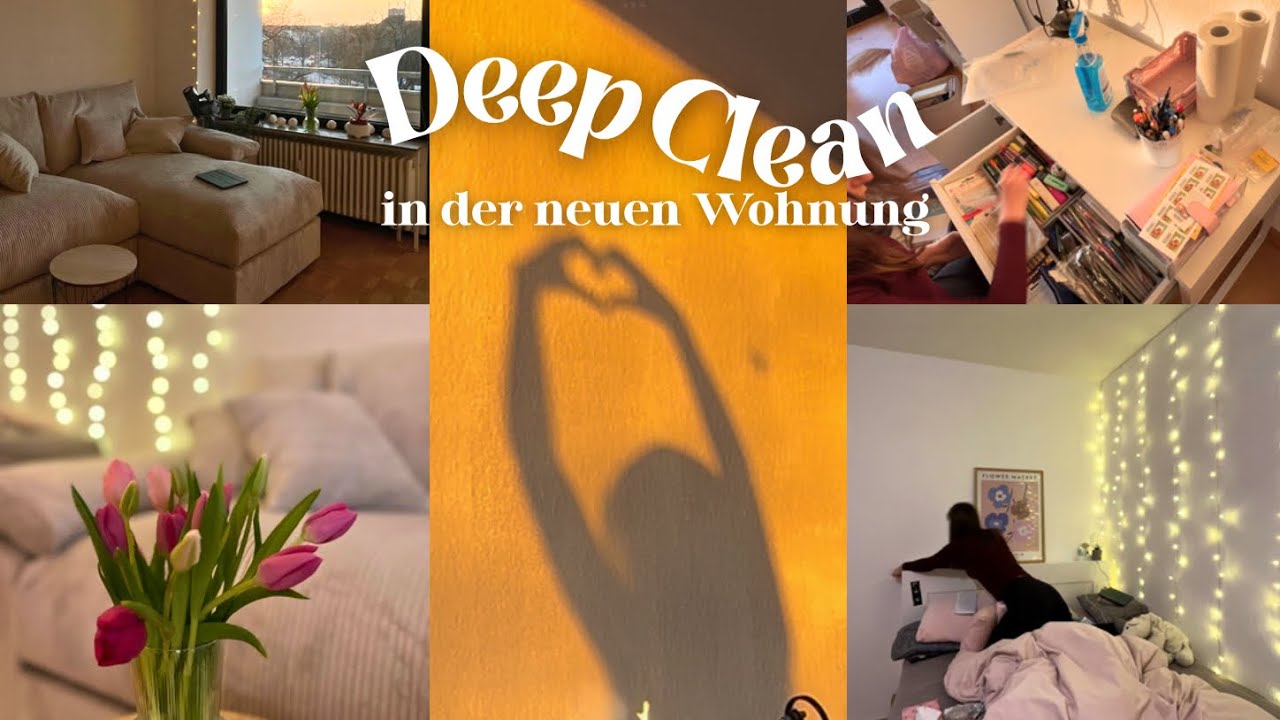 DEEP CLEAN in meiner neuen Wohnung 😍✨- maja.