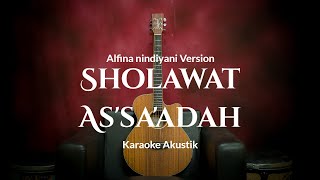 Sholawat As Sa'adah - Alfina nindiyani Version (Karaoke Akustik) By ZKaraoke