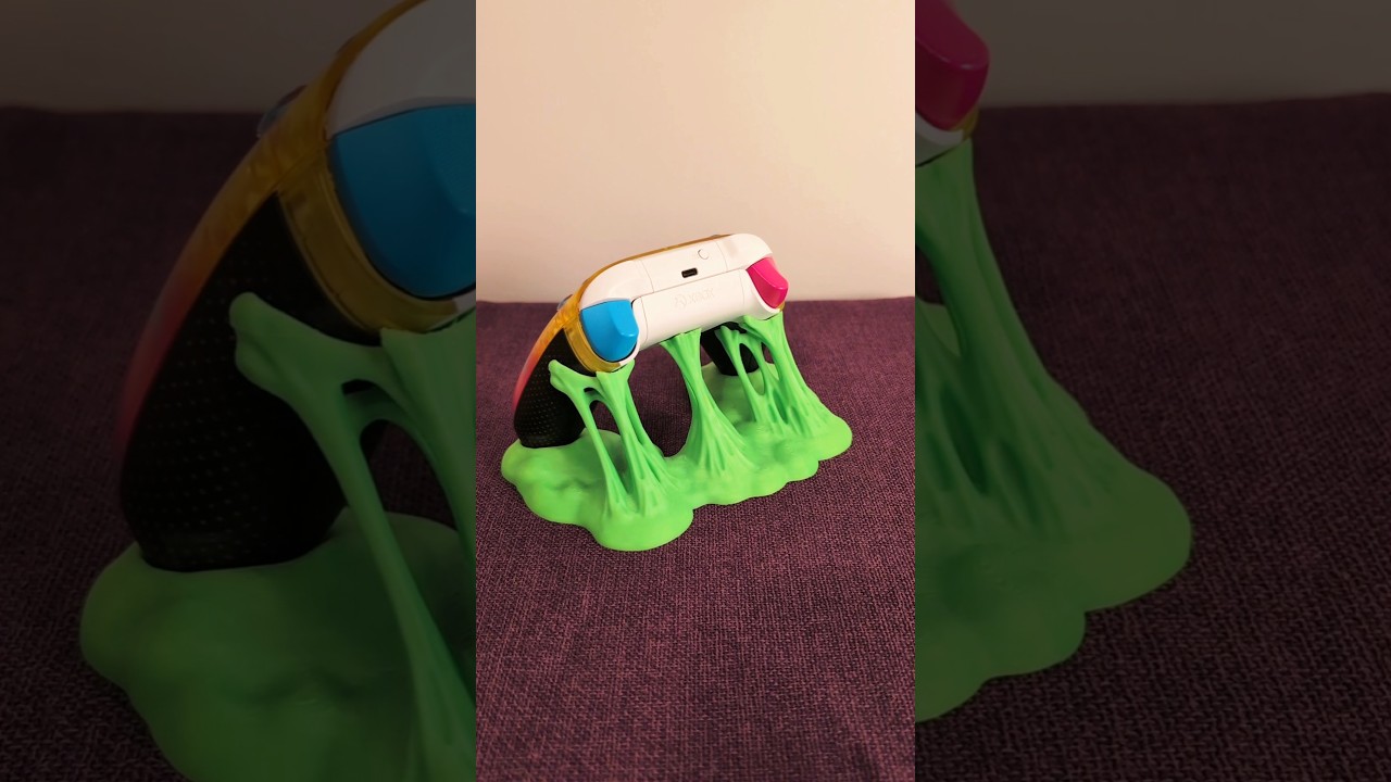 Fun 3D Printed Slime Controller Holder 