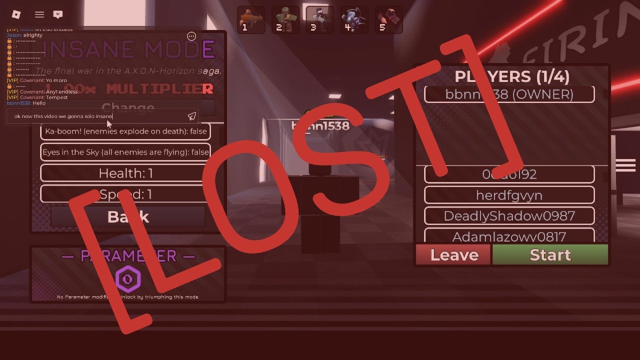 [LOST] solo insane - roblox:PSTD - YouTube